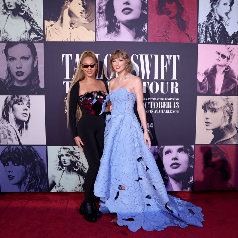 Beyoncé and Taylor Swift at "The Eras Tour" Concert Movie Premiere